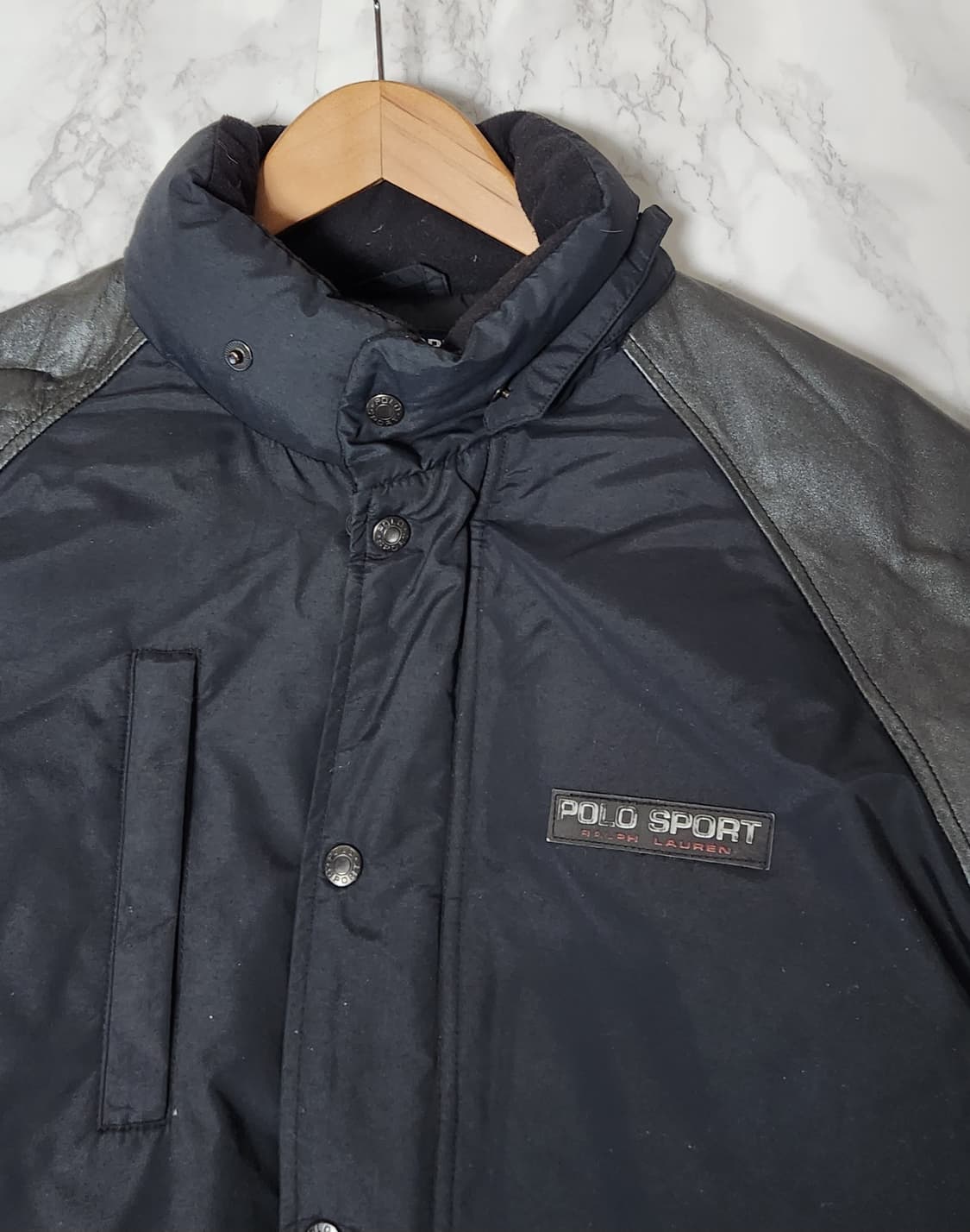 폴로 스포츠 가죽 마원 패딩 자켓 상품이미지4