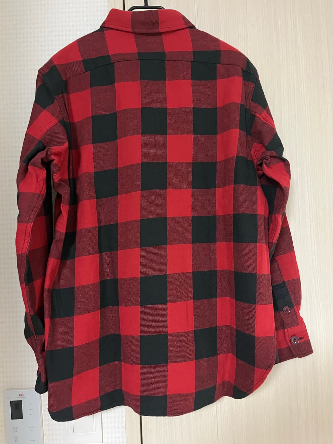 버거스플러스앤코 버팔로 체크 아노락 셔츠입니다 상품이미지2