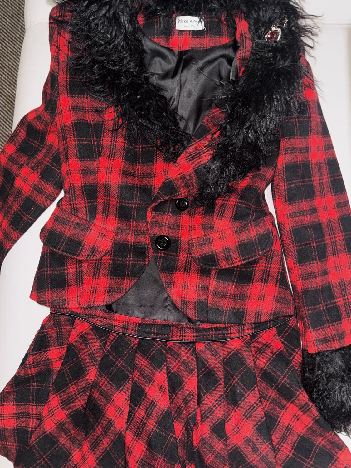 중국브랜드 중브 자켓+스커트 셋업 (착샷있음) 상품이미지1