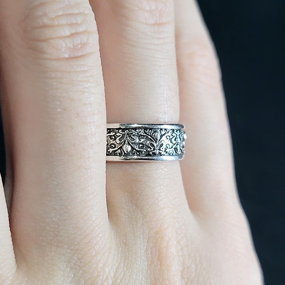 Morrowel 백동 남자 엔틱 빈티지 명품 신화 고딕 문양 반지 상품이미지5