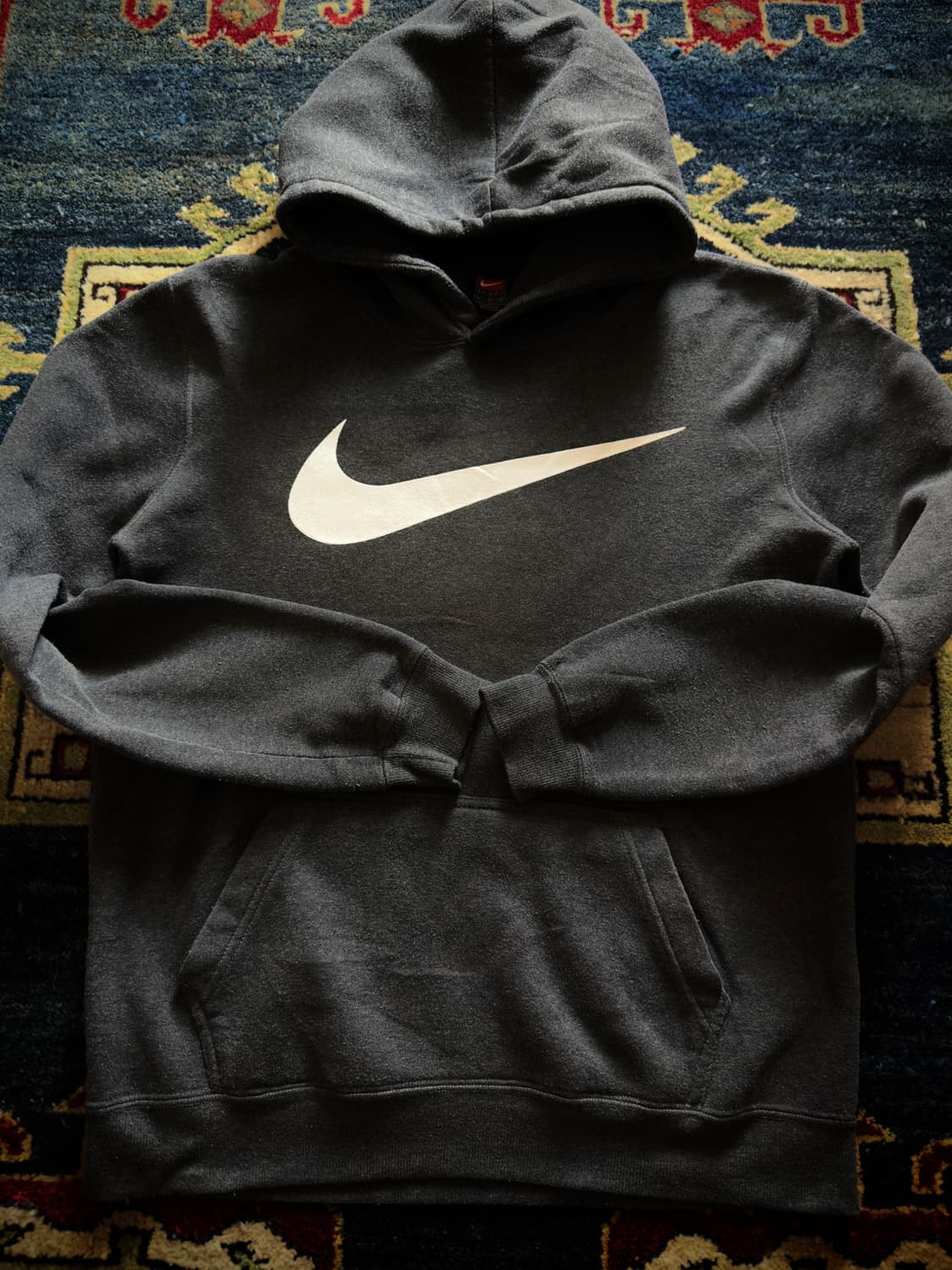 90s old Nike Big swoosh Hoodie 상품이미지3