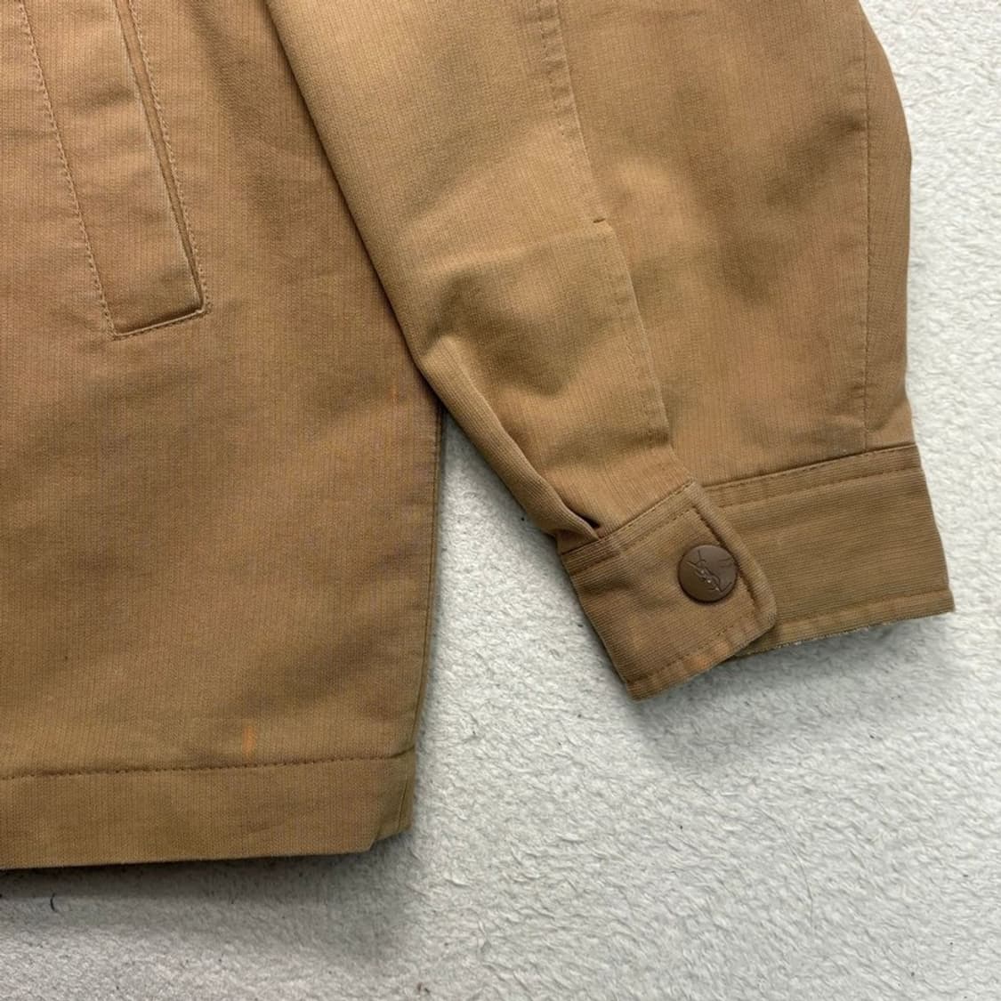 입생로랑 집업 자켓 베이지 105 상품이미지4