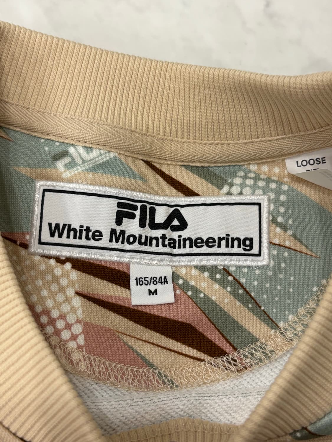fila X white mountaineering sweatshirt 상품이미지4