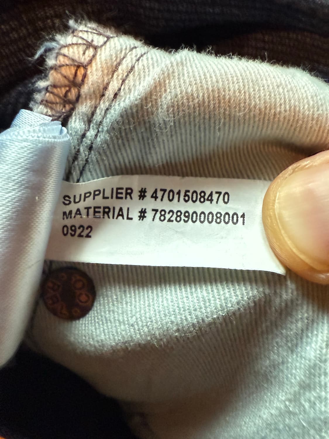 RRL High Slim 한정판 데님 32/30 상품이미지5