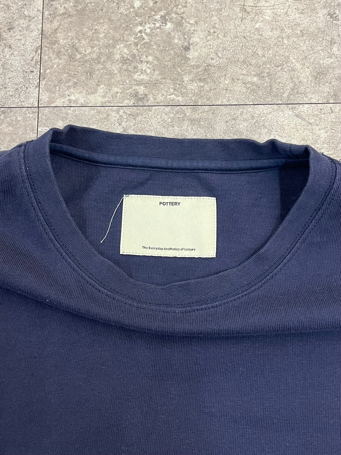 포터리 반팔티 네이비 #csz3796 상품이미지3