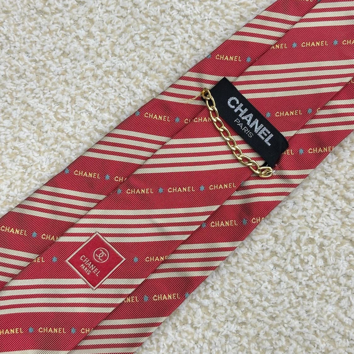 샤넬 실크 넥타이 상품이미지5