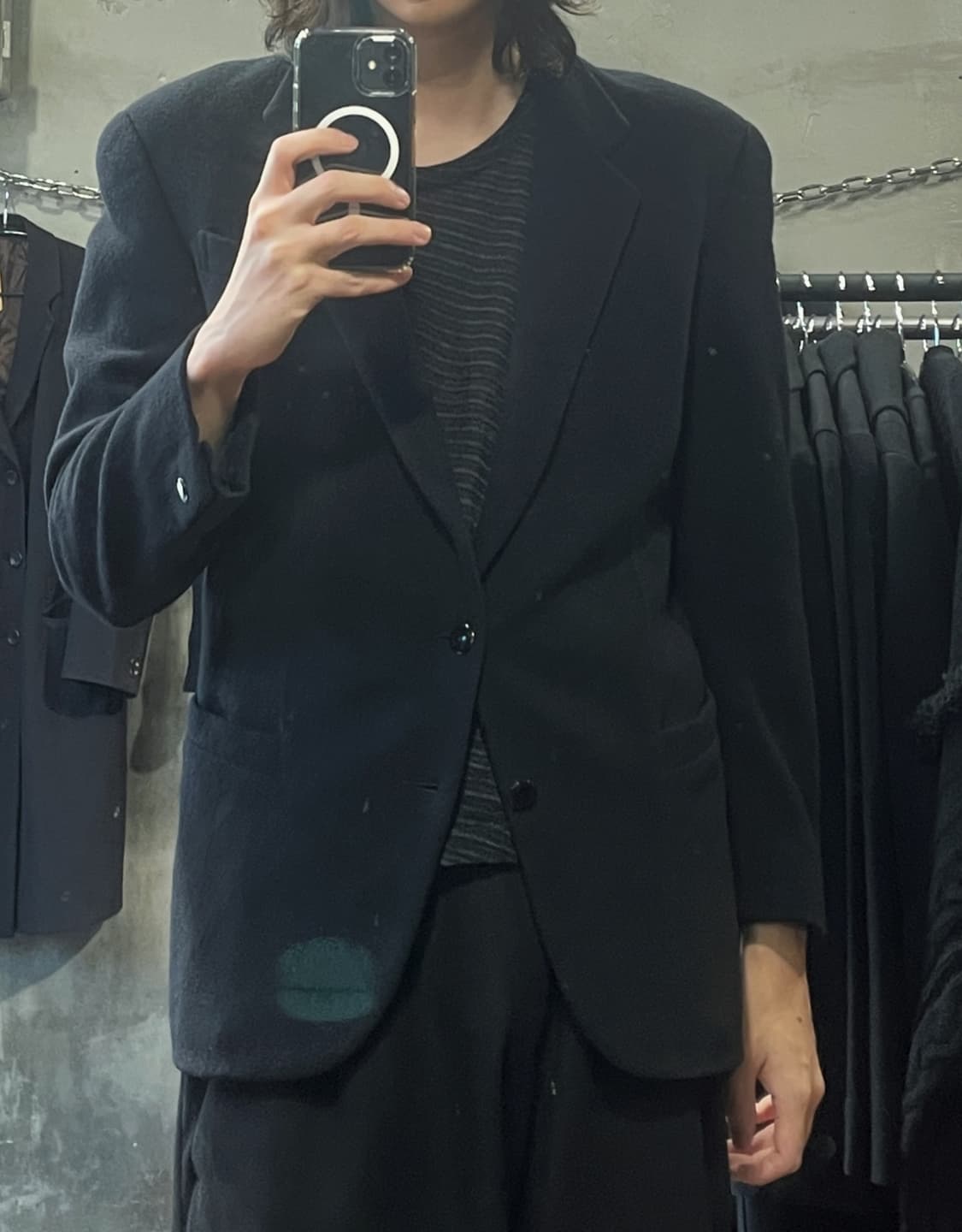 80s 티에리 뮈글러 파워숄더 블레이저 상품이미지3