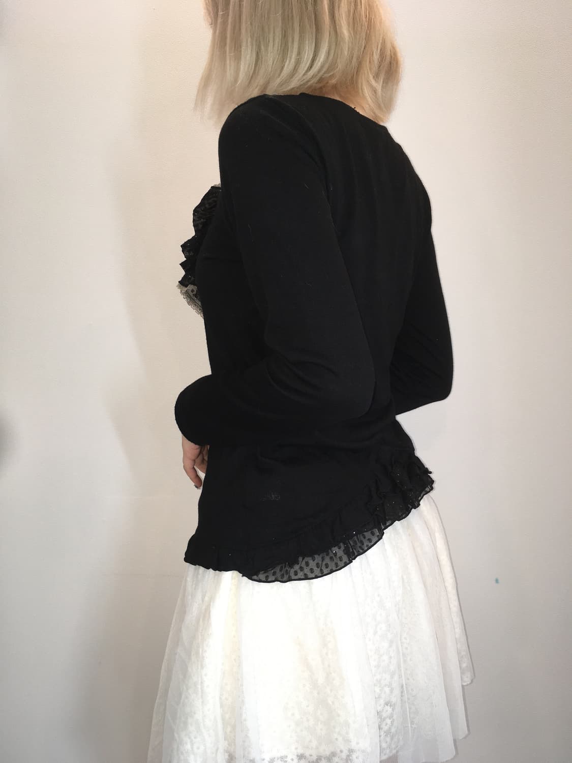 axes femme 액시즈팜 리본 프릴 티셔츠 상품이미지8