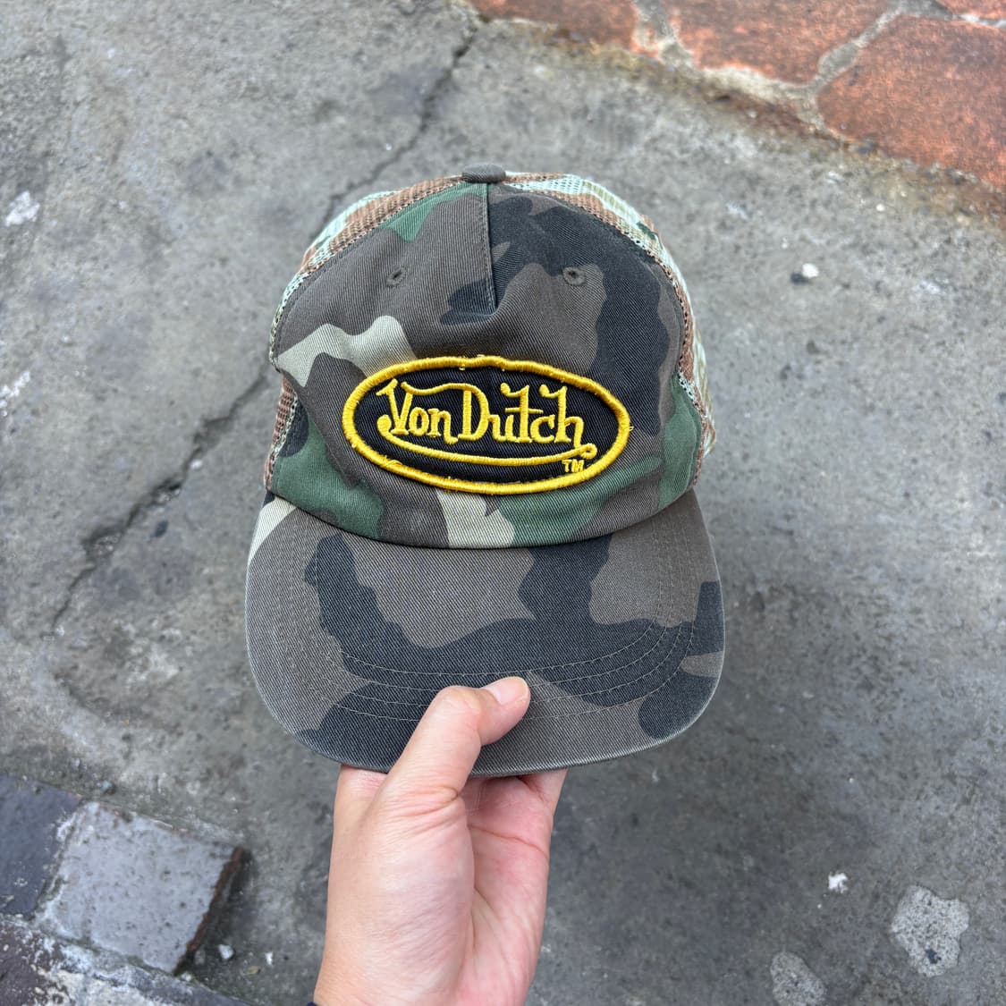 Von Dutch 본더치 카모 메쉬 볼캡 모자 상품이미지1