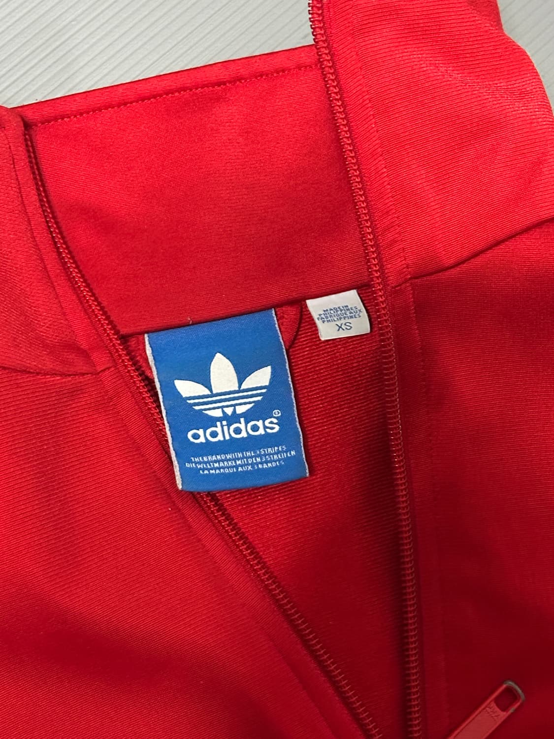 아디다스 파이어버드 트랙탑 져지 레드 XS 상품이미지5