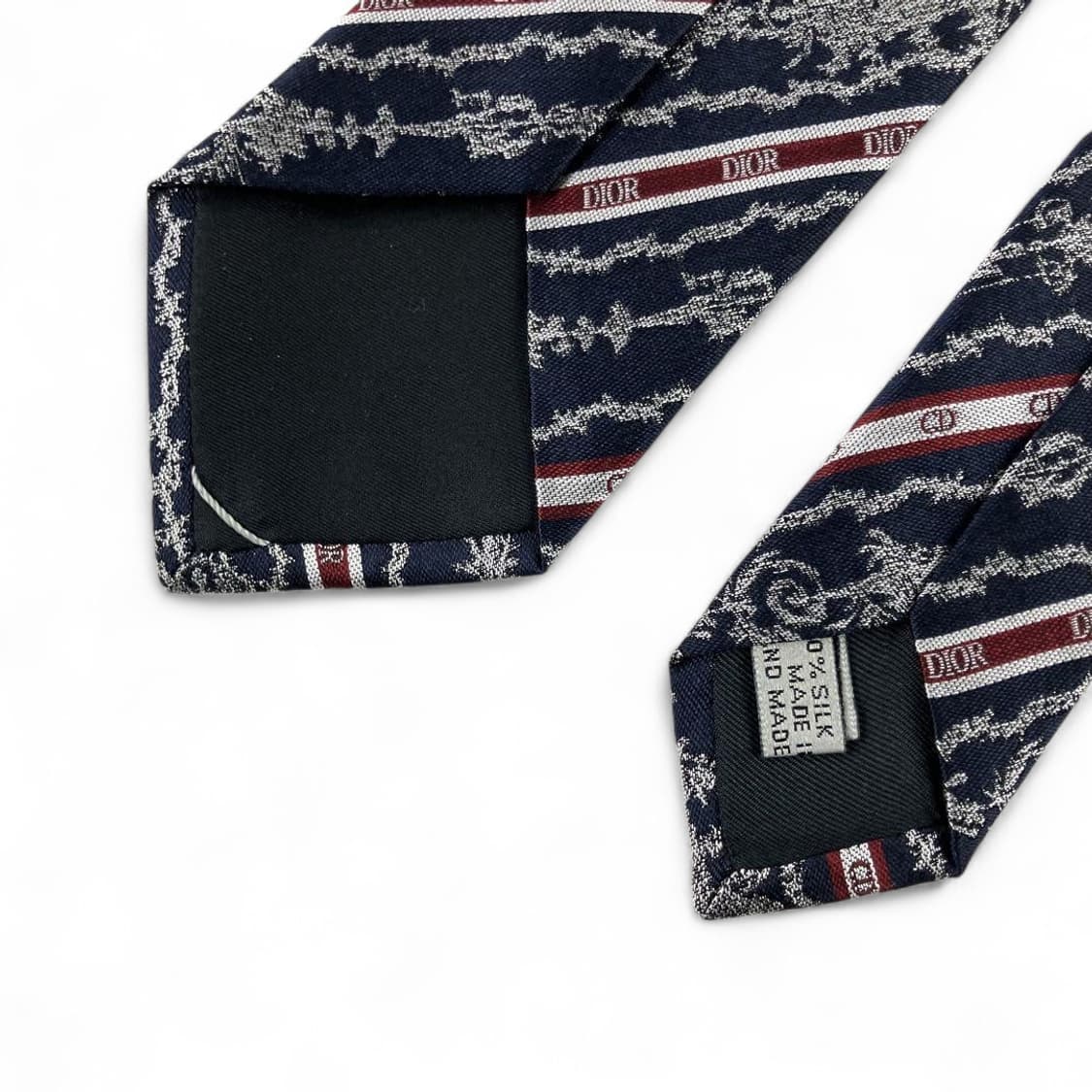 디올옴므 쟈카드 실크 넥타이 상품이미지3