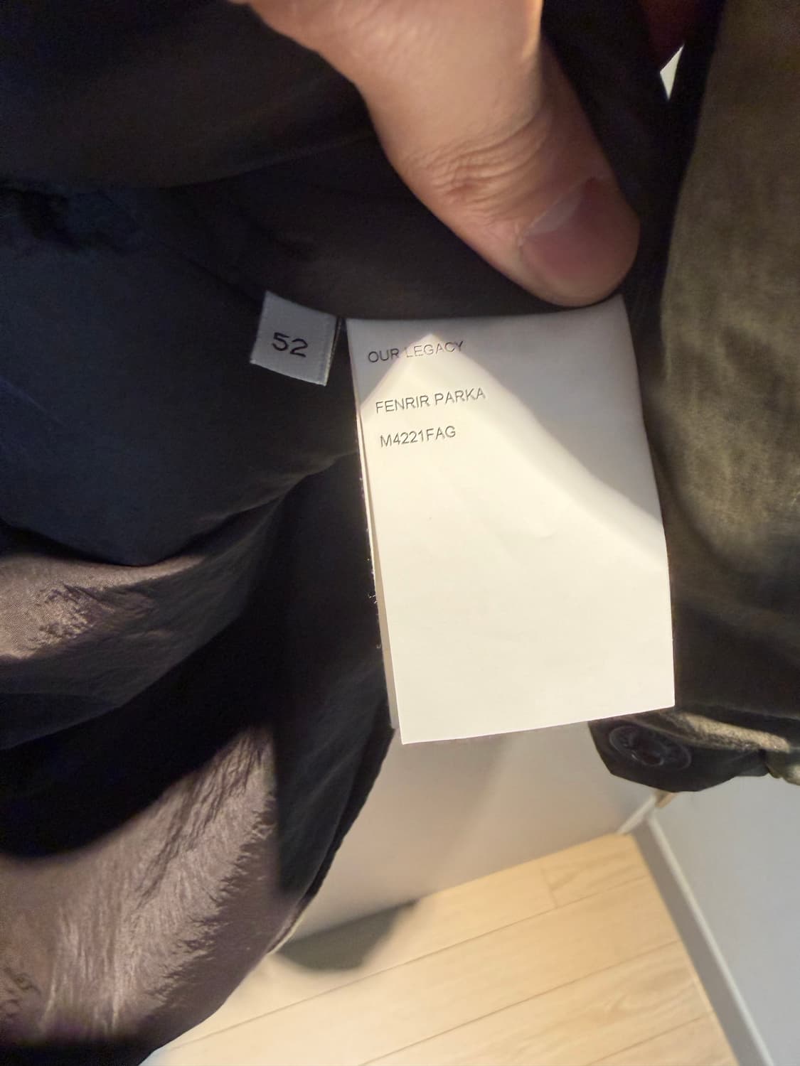 아워레가시 펜리르 파카 파인(올리브)컬러 M4221FAG 상품이미지3