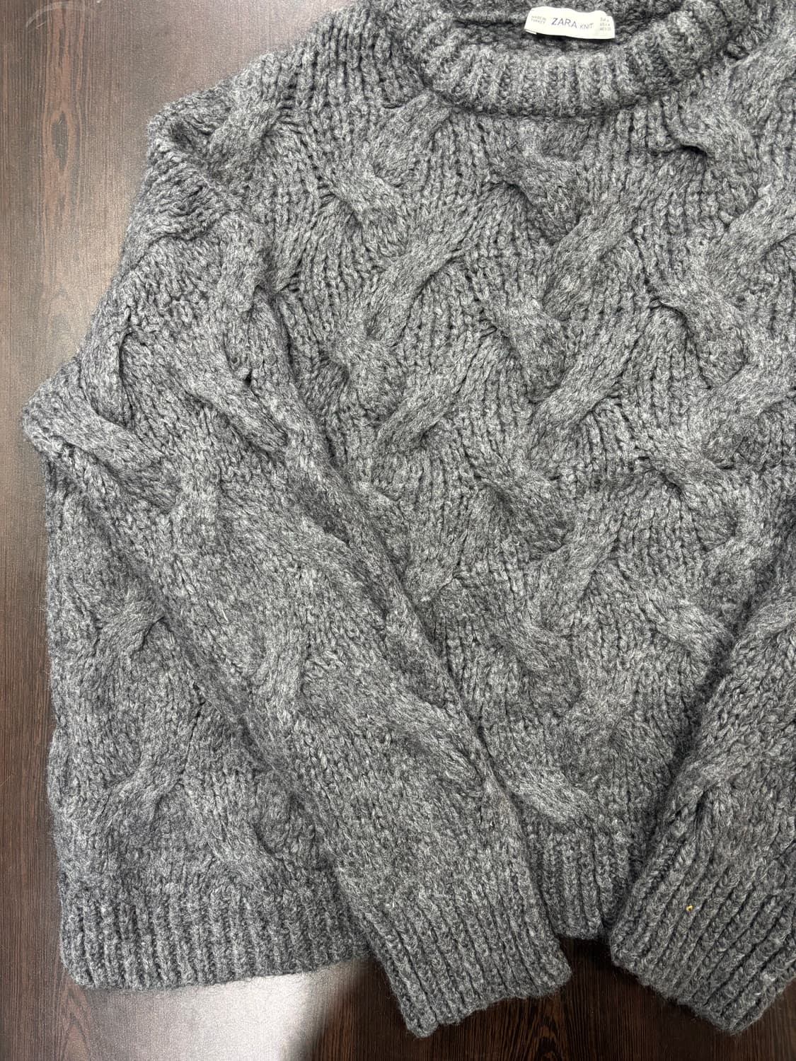 자라 그레이 니트 상품이미지3