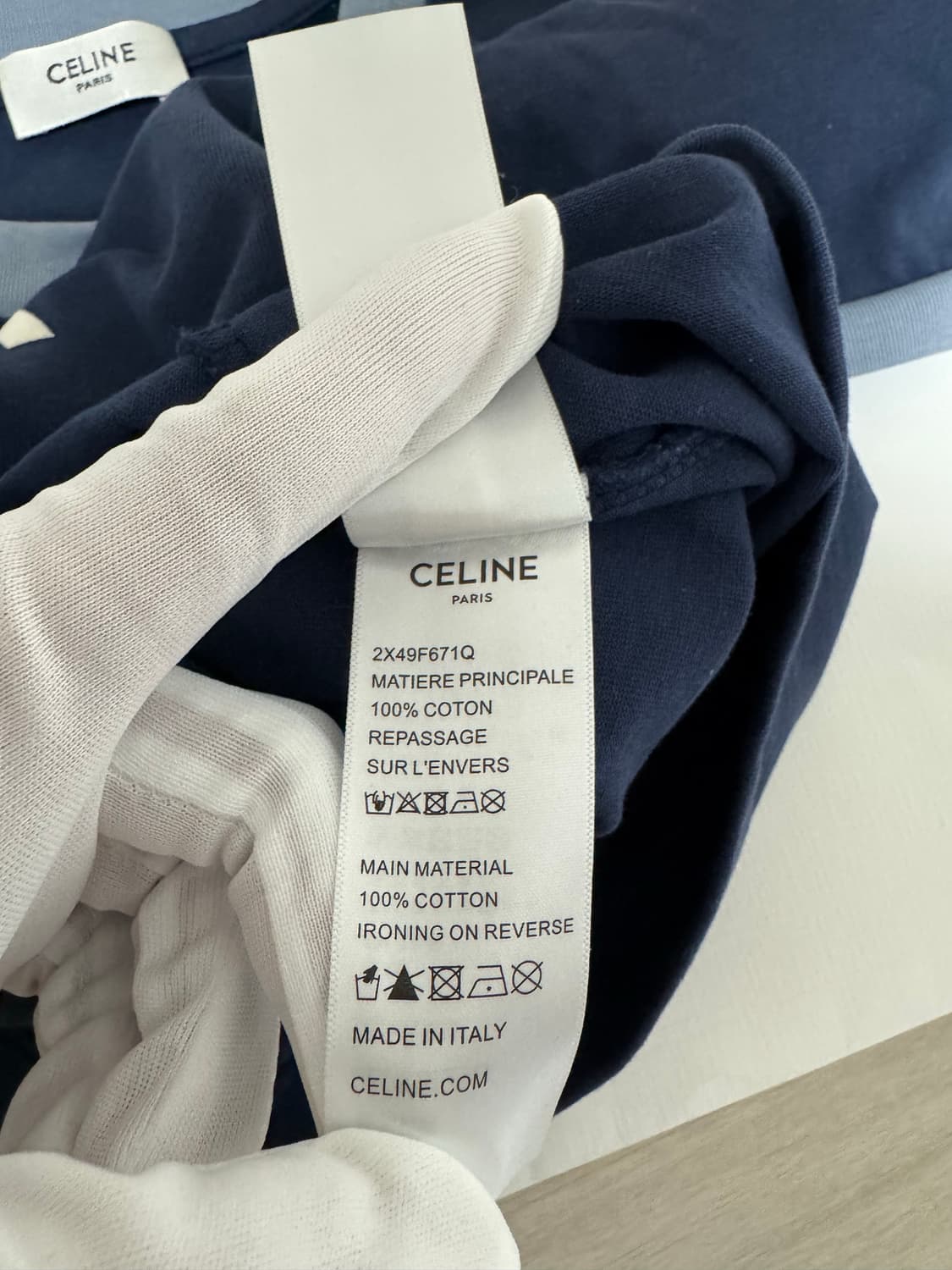 (정품) 셀린느 켈리포니아 반팔 티셔츠 M 상품이미지5