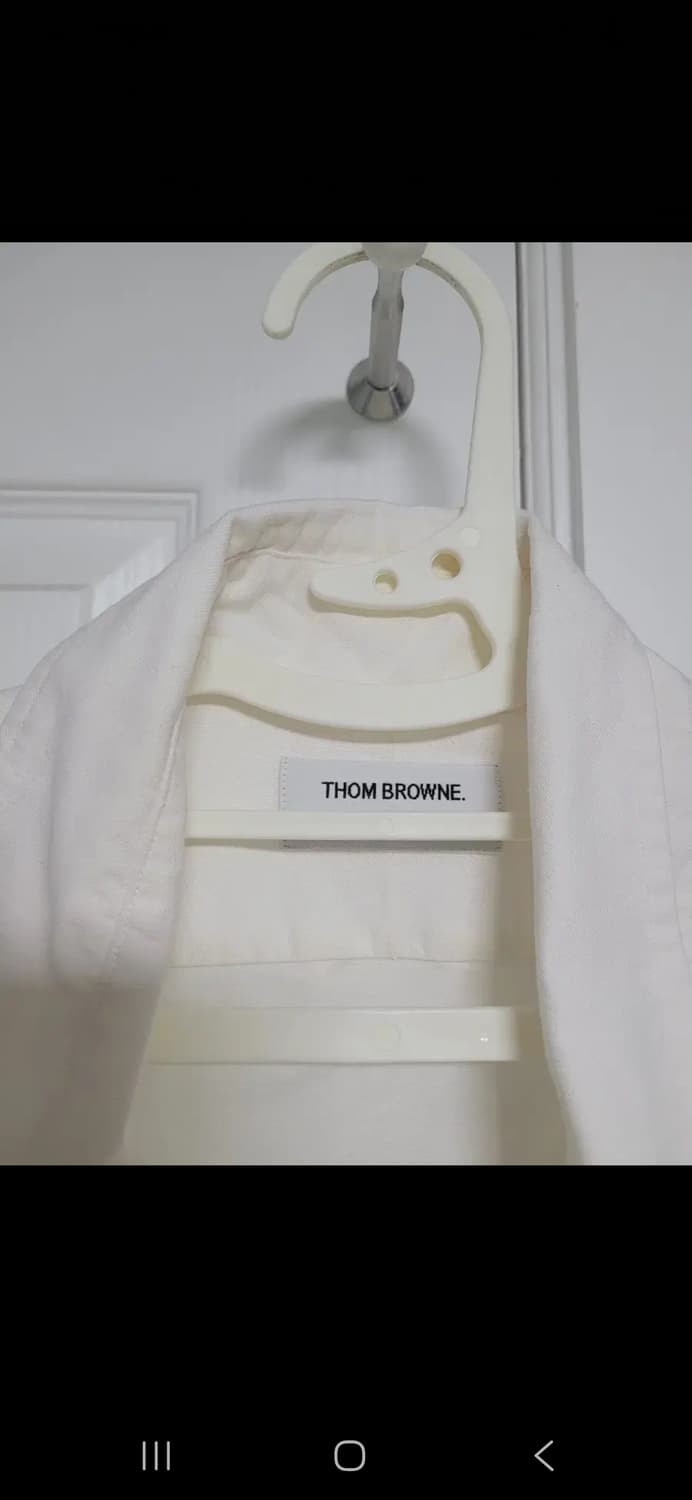 톰브라운 옥스퍼드 히든 셔츠 삼선 4사이즈(105) 정품 상품이미지2