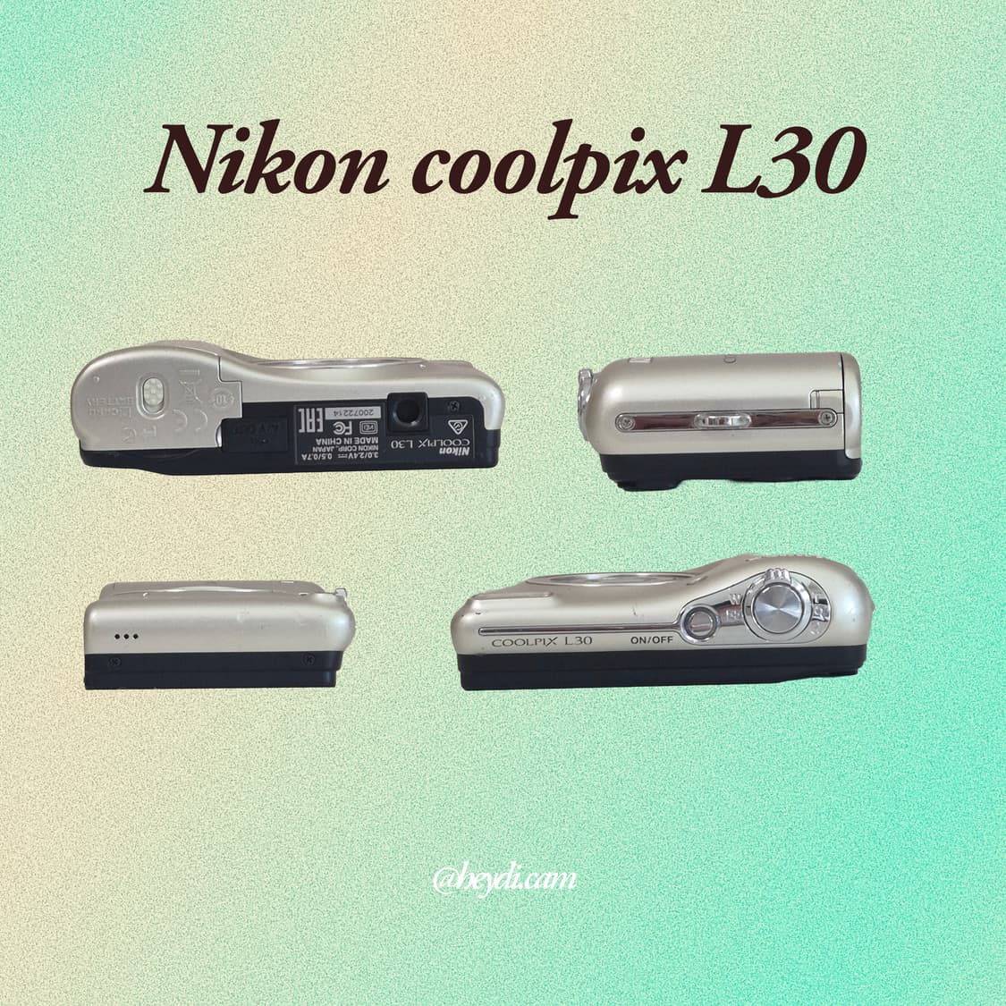 Nikon COOLPIX 니콘 쿨픽스 L30 실버 상품이미지3