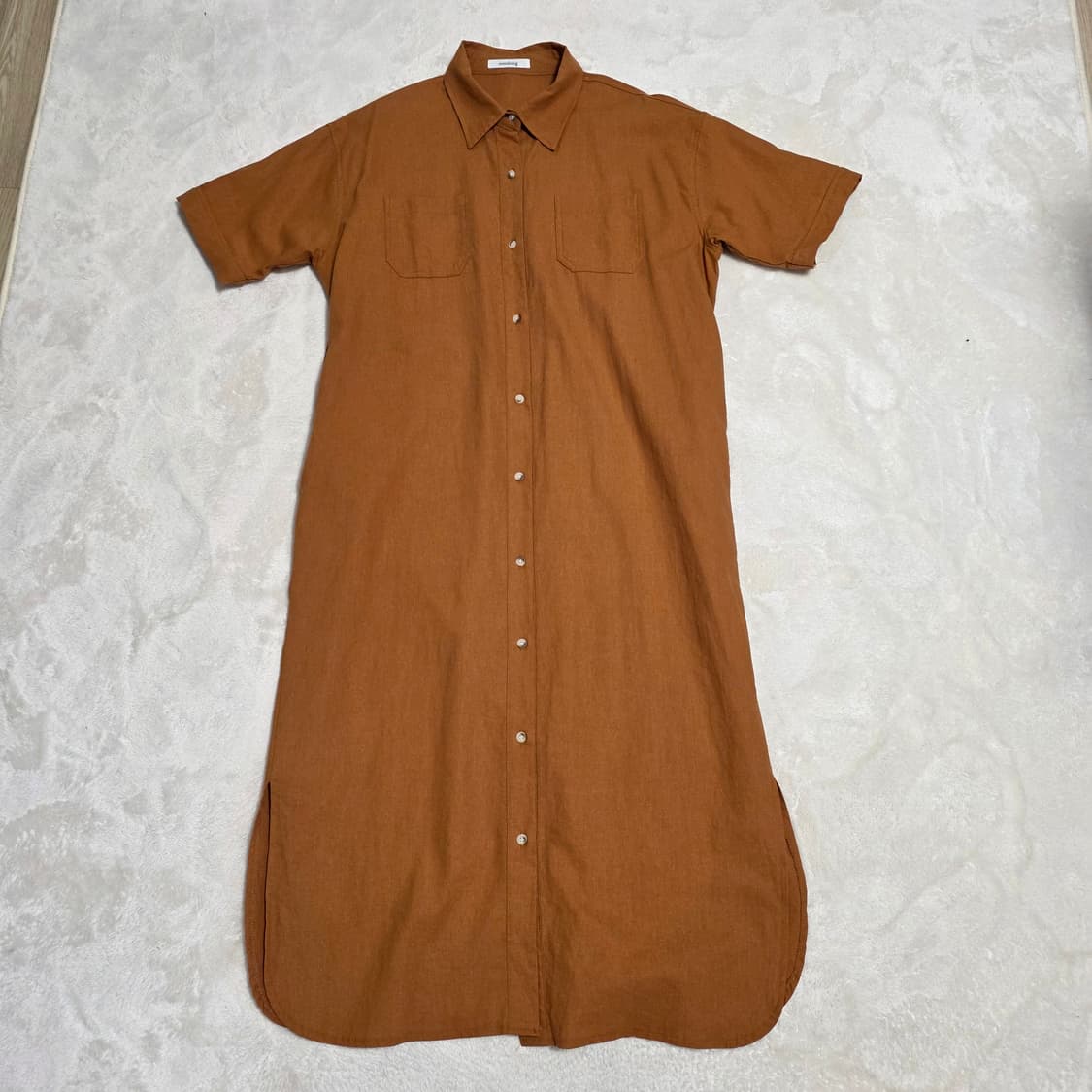 (F)여성 MOODNING 반팔 롱 원피스 상품이미지1