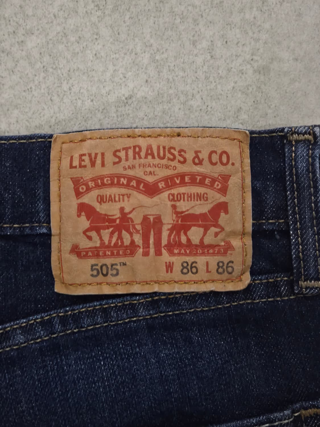 리바이스 505 데님팬츠 상품이미지3