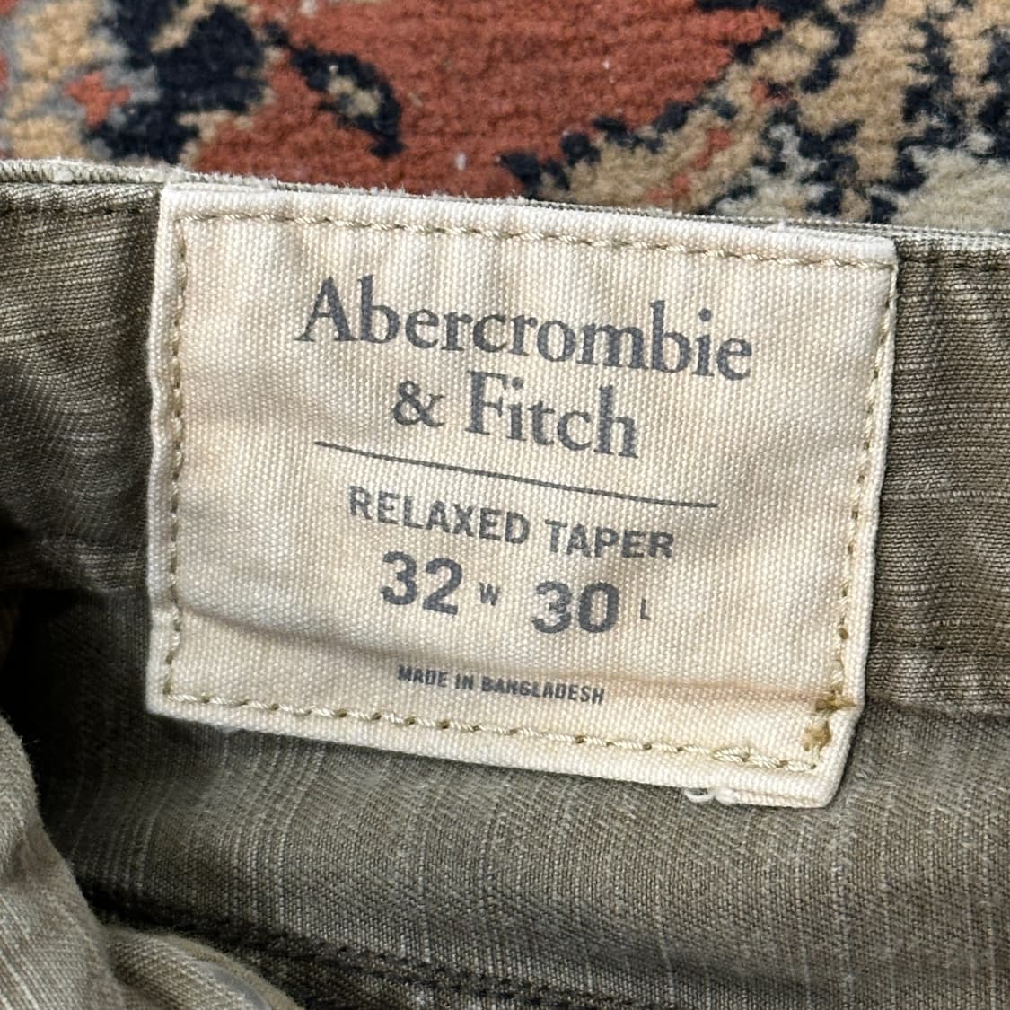 아베크롬비 더블니 팬츠 카키 (32) 상품이미지7