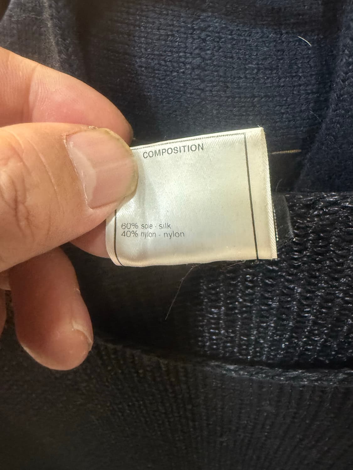 38/44-55 정품 샤넬 실크 니트 팝니다 상품이미지3