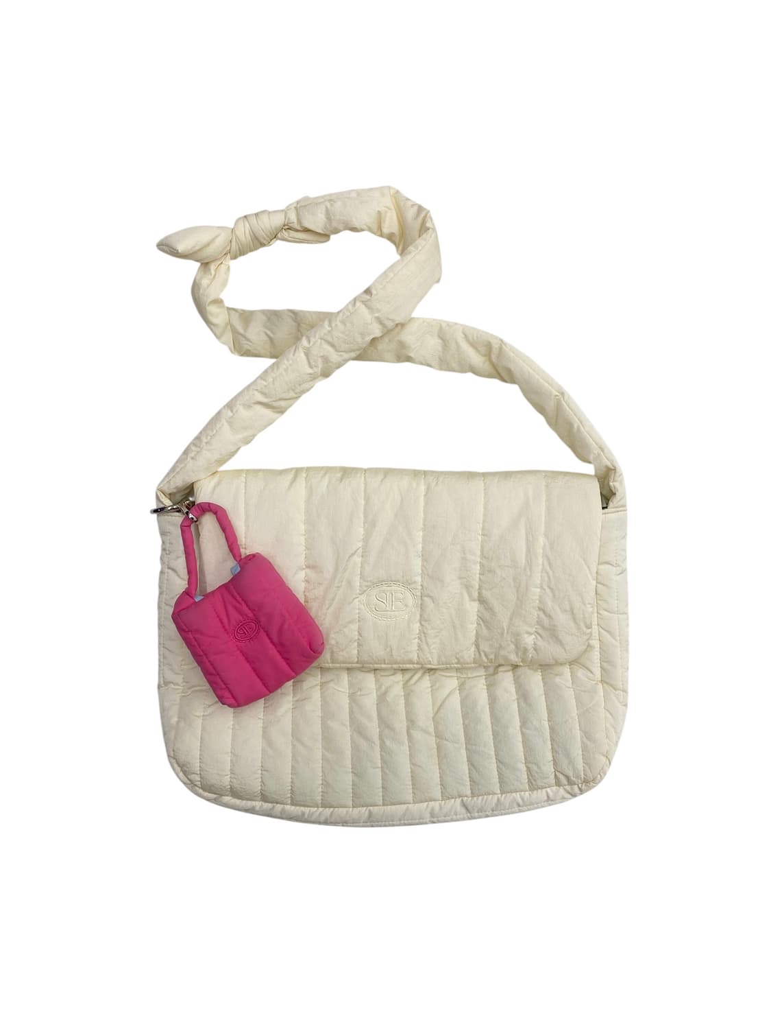 sienne 시엔느 패딩백 크림 상품이미지1