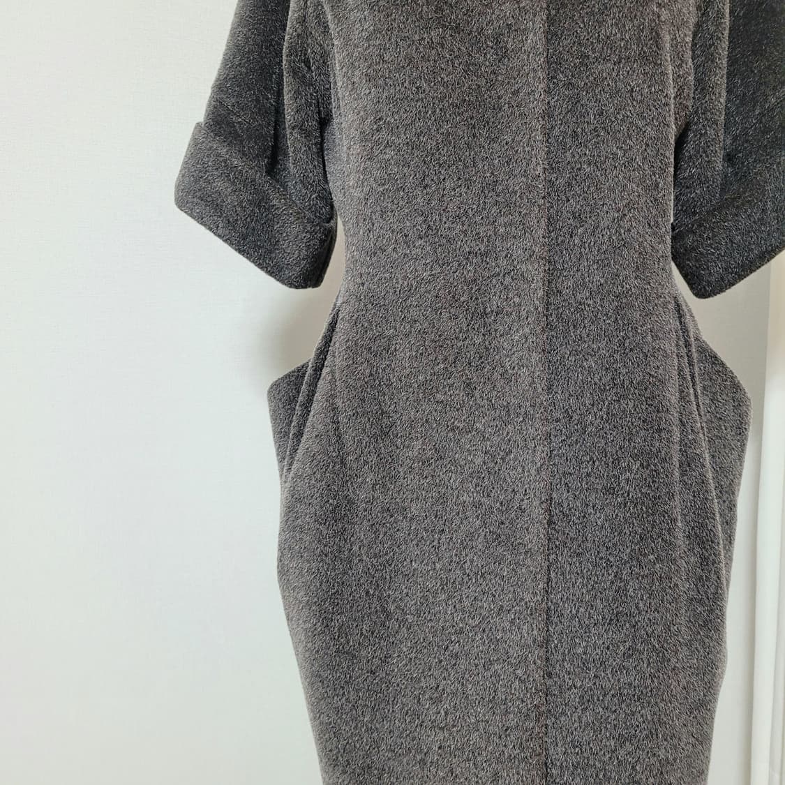 손정완 코트 (55) 울60% 모헤어40%  상품이미지4