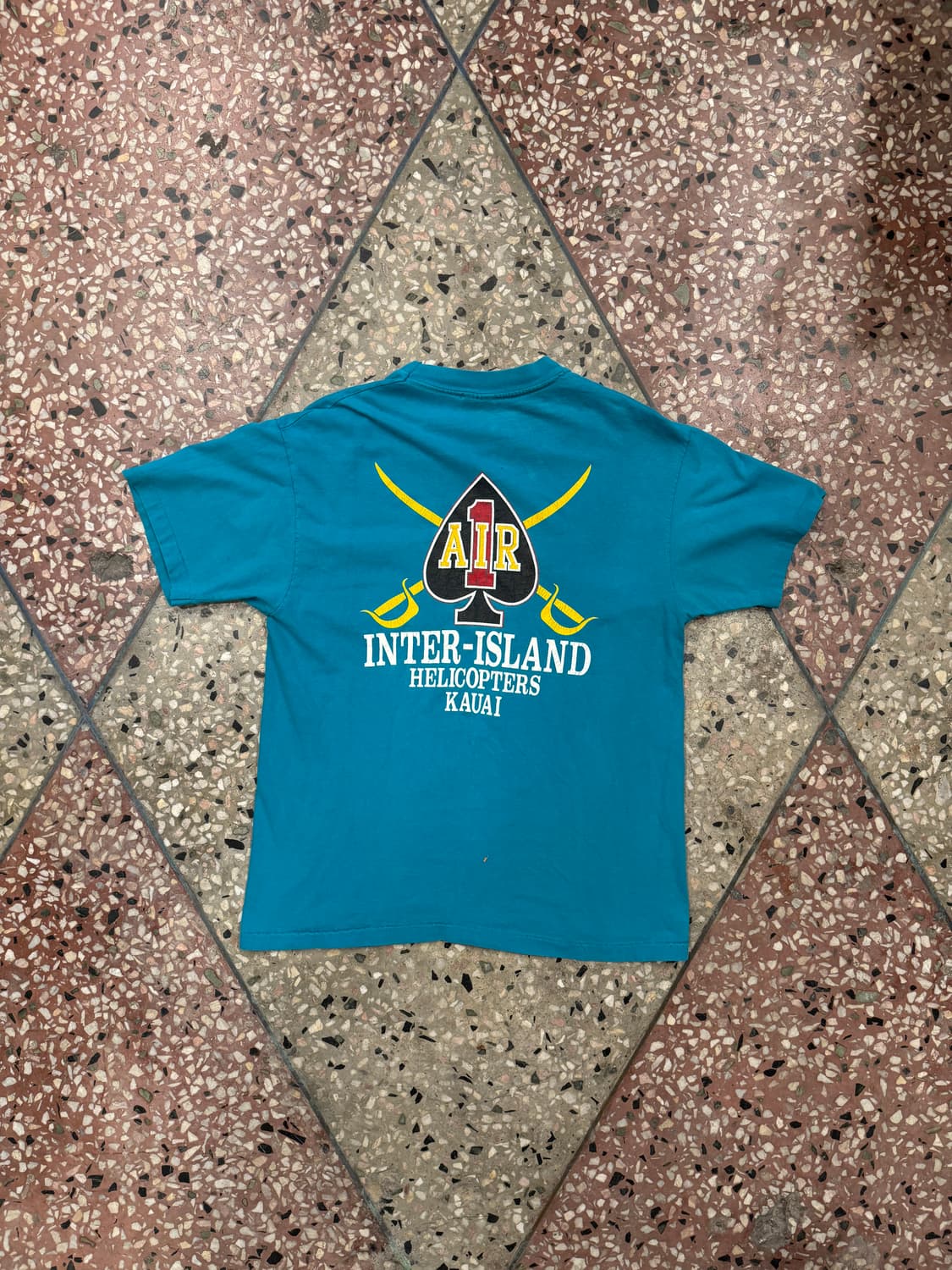 90s 헤인즈 Inter-Island 포켓 티셔츠 (L) 상품이미지3