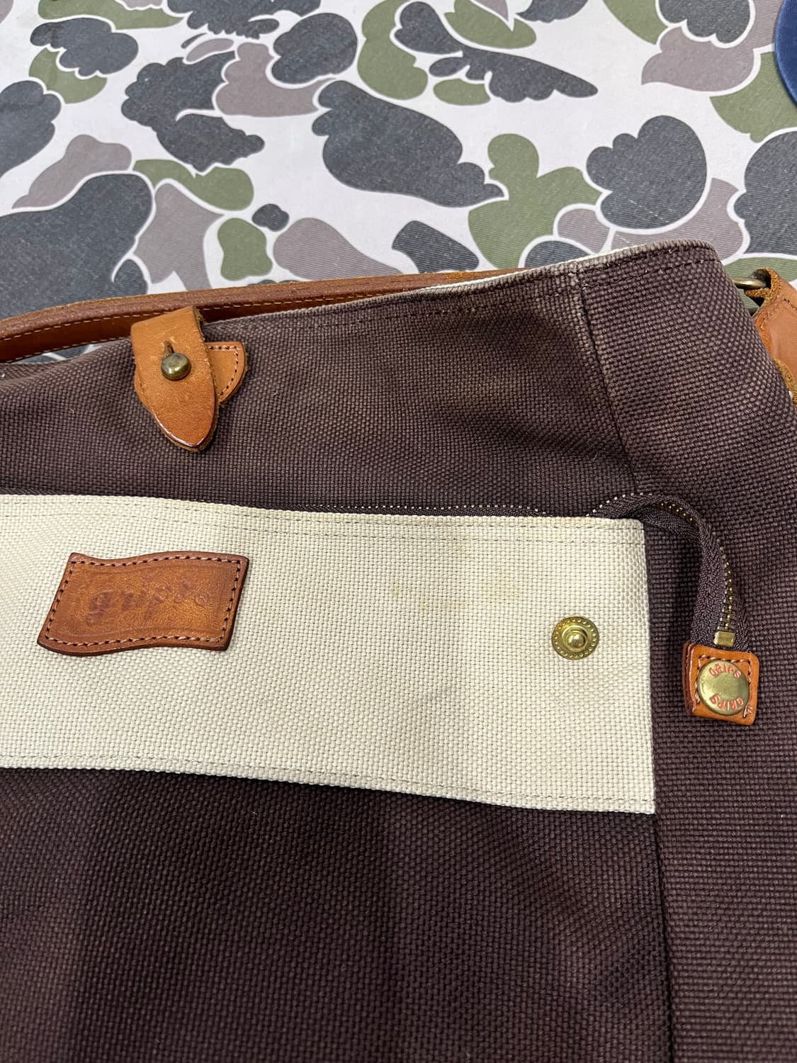 Grips 캔버스 토트백 크로스백 Made in JAPAN  상품이미지9