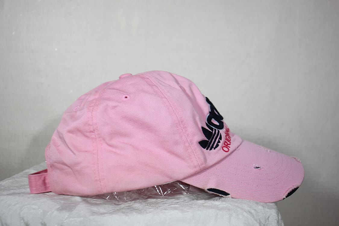 Adidas original 아디다스 빈티지 핑크 볼캡 상품이미지3