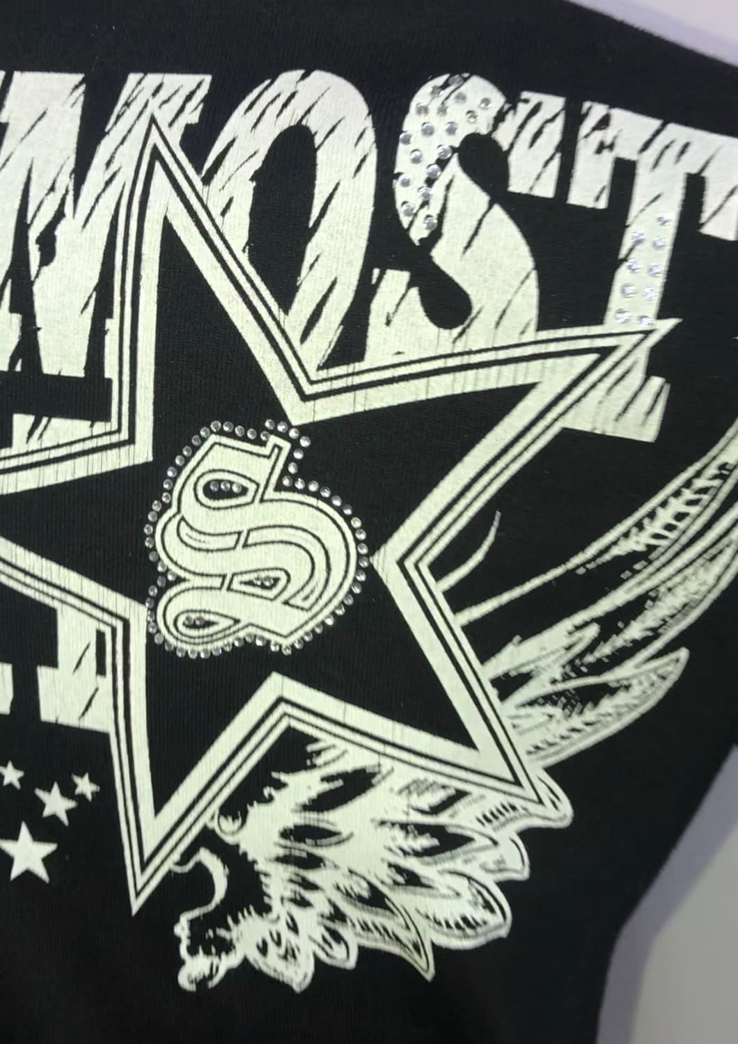 punk lettering zip-up one piece 상품이미지7