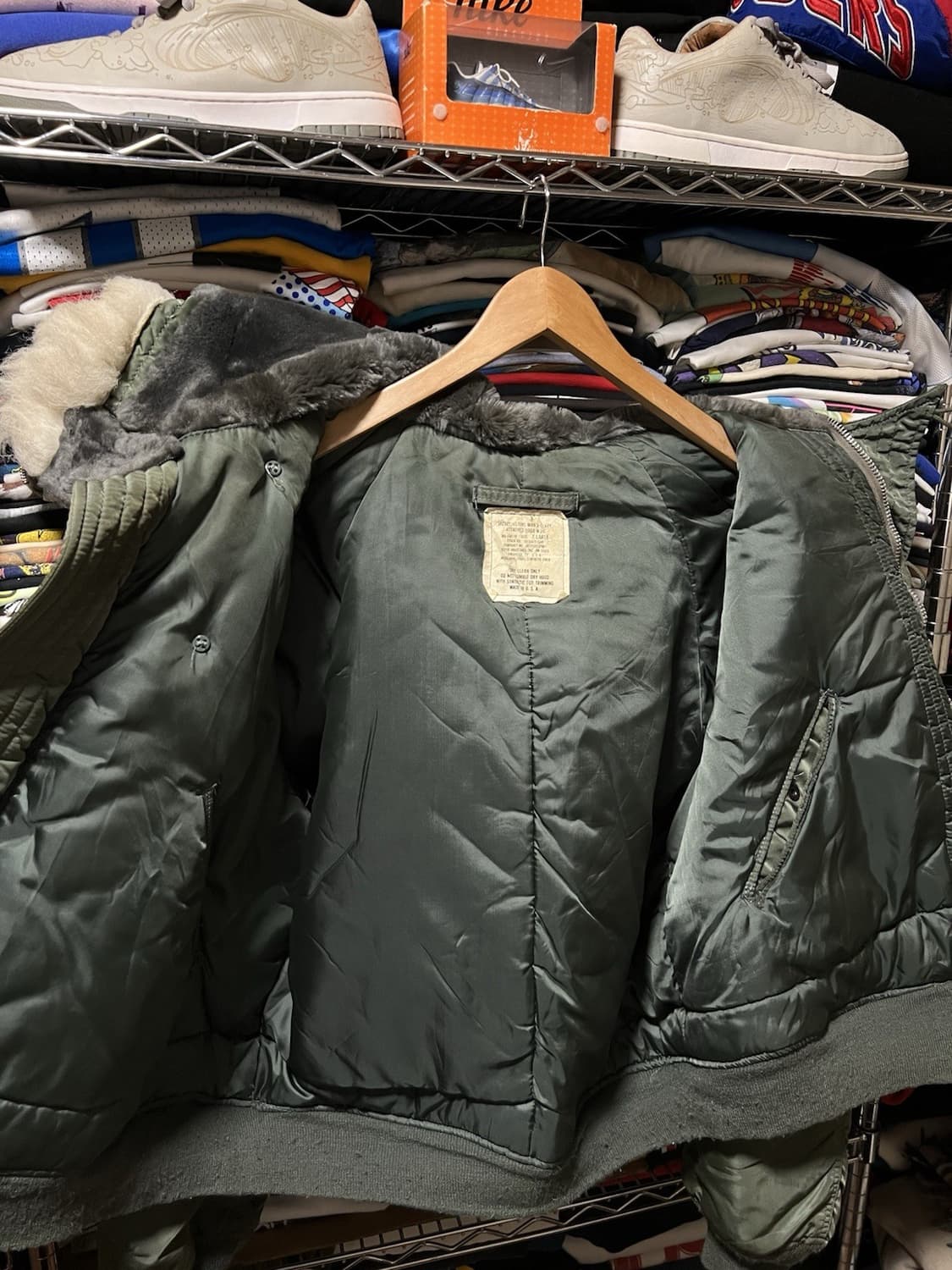 70s 알파 인더스트리 N-2B 헤비 플라잉 자켓 상품이미지5