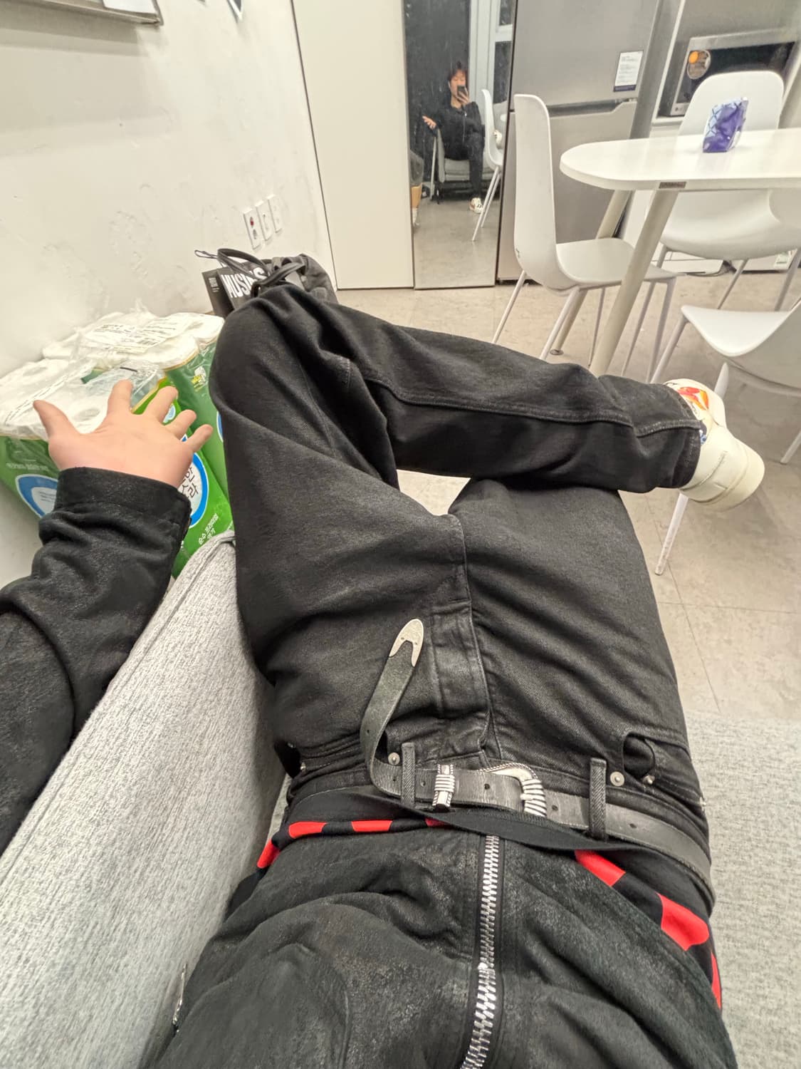 릭오웬스 22fw performa cut denim pants 30 상품이미지9