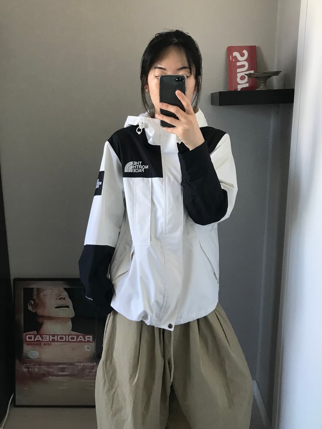 노스페이스 화이트라벨 네오 베이든 자켓 화이트NJ2HP01J 상품이미지2