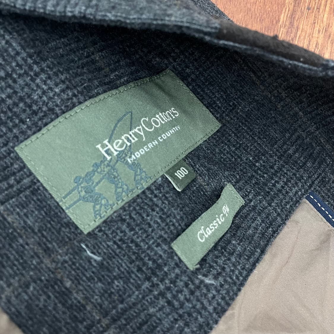 헨리코튼 모직 자켓 상품이미지3