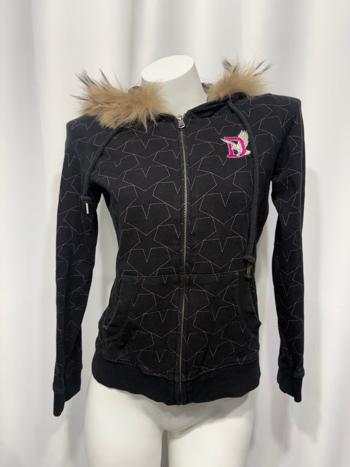 🎸바이올렛 스타 프린팅 퍼 후디🎸 상품이미지6