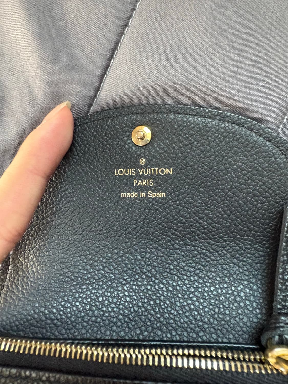 정품 루이비통 앙프렝뜨 블랙 카드지갑  상품이미지6