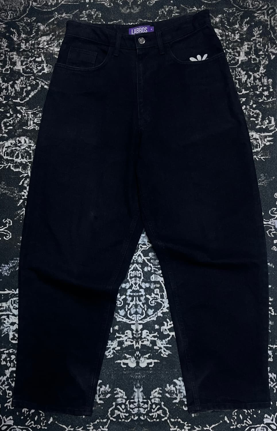 LABROS 스마일 데이지 배기 진 S 상품이미지1