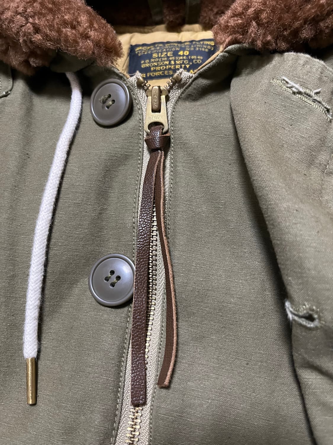 브론슨 B-9 플라이트 다운 파카 상품이미지6