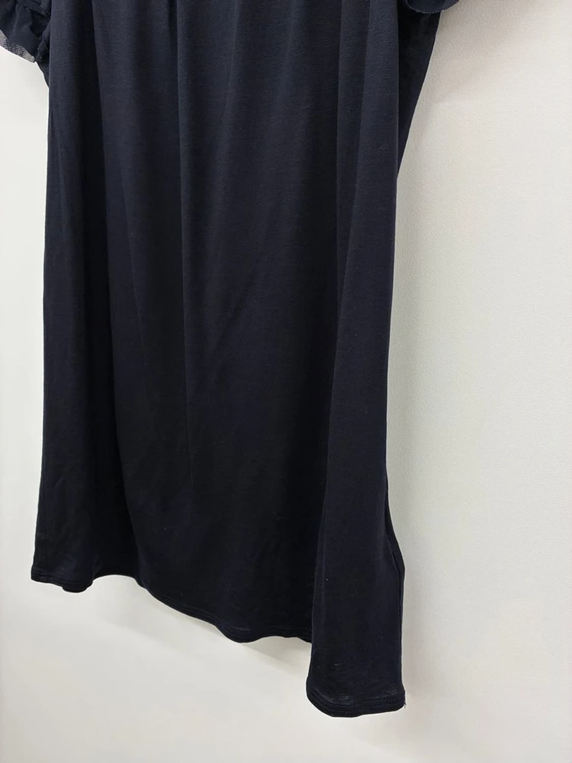 버버리 00's 블루라벨 레이스 러플 반팔 티셔츠 PN9765 상품이미지4