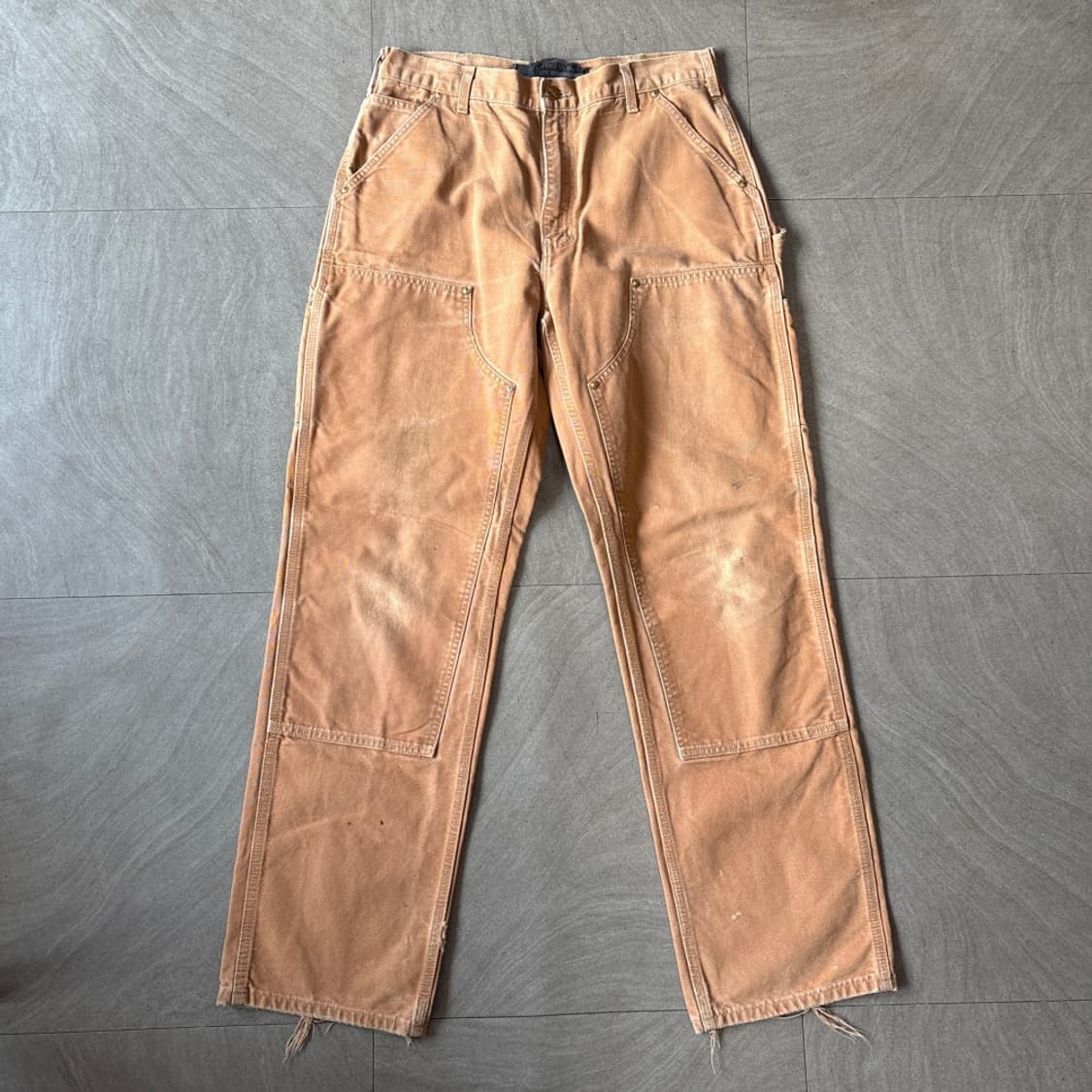칼하트 정품 브라운 더블니 팬츠 바지 카펜터 상품이미지1