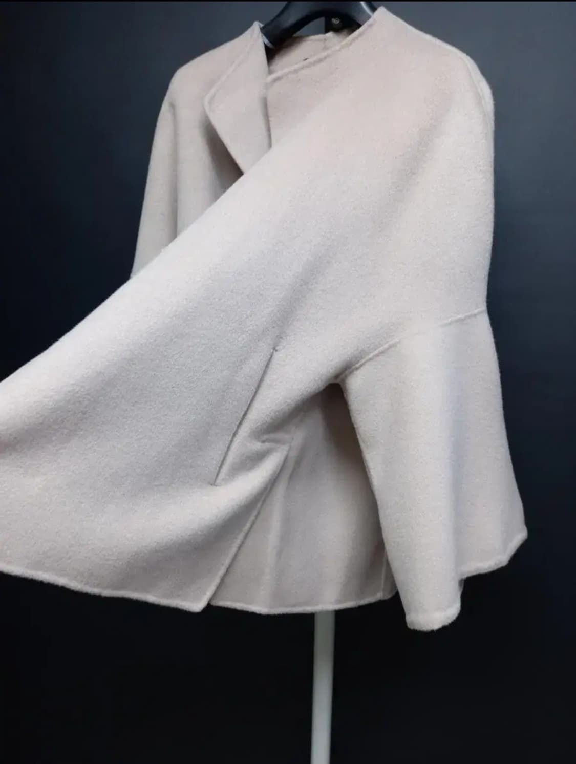 새 세컨플로어 핸드메이드 광폭 하프 코트 55-88 상품이미지7