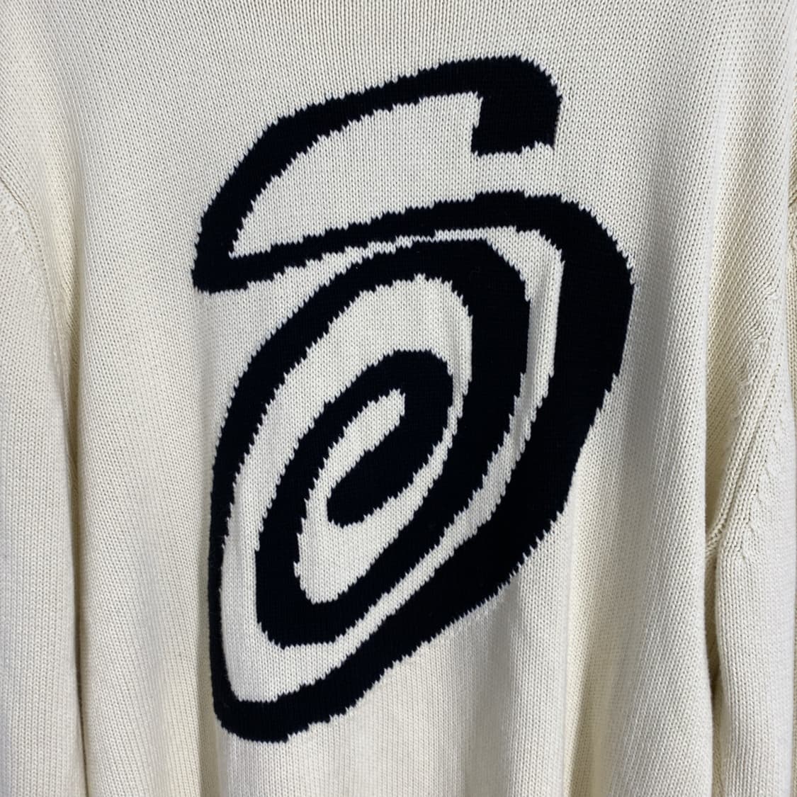 스투시 컬리 S 스웨터 내추럴 상품이미지2