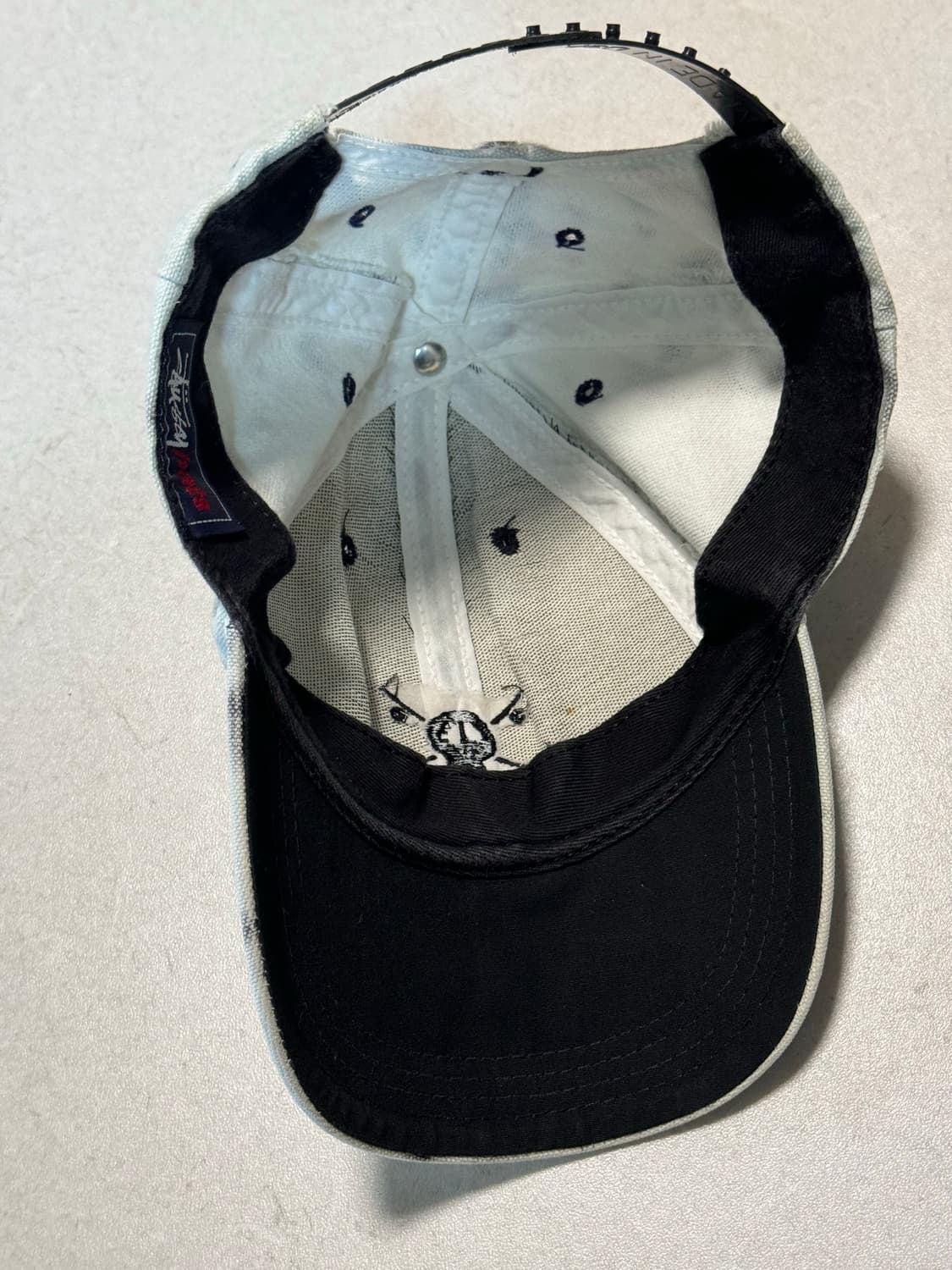 90s 스투시 old stussy 해골 볼캡 made in usa 상품이미지4