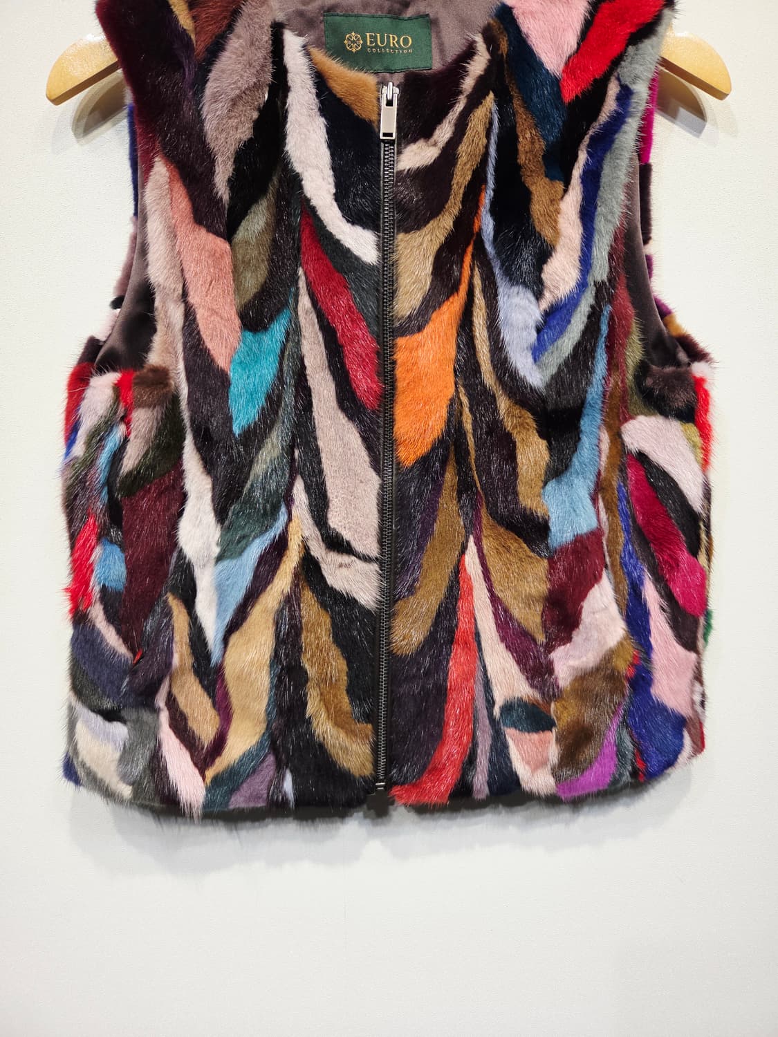 EURO COLLECTION 유로컬렉션 밍크 퍼 베스트 조끼 상품이미지4