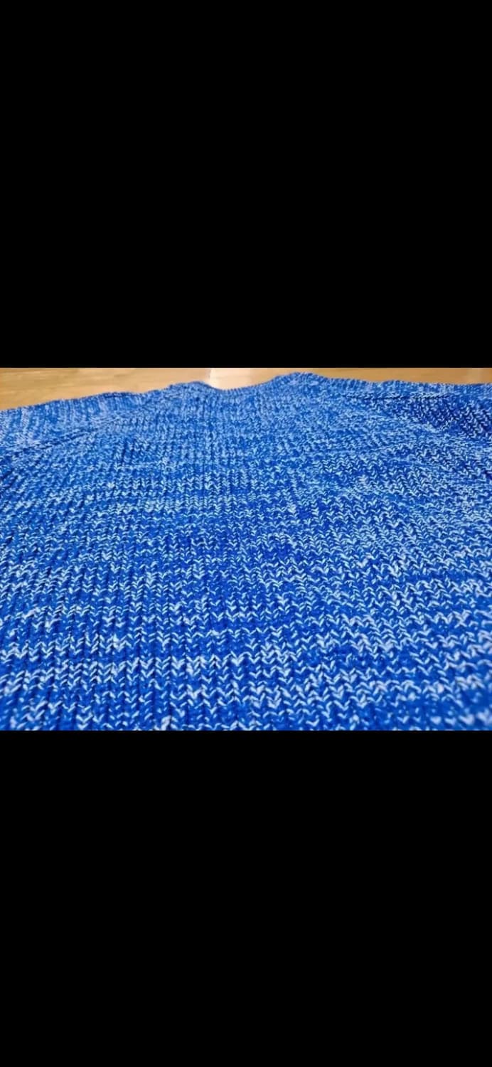 애프터프레이 브리즈 인타르시아 니트 블루 m 상품이미지3