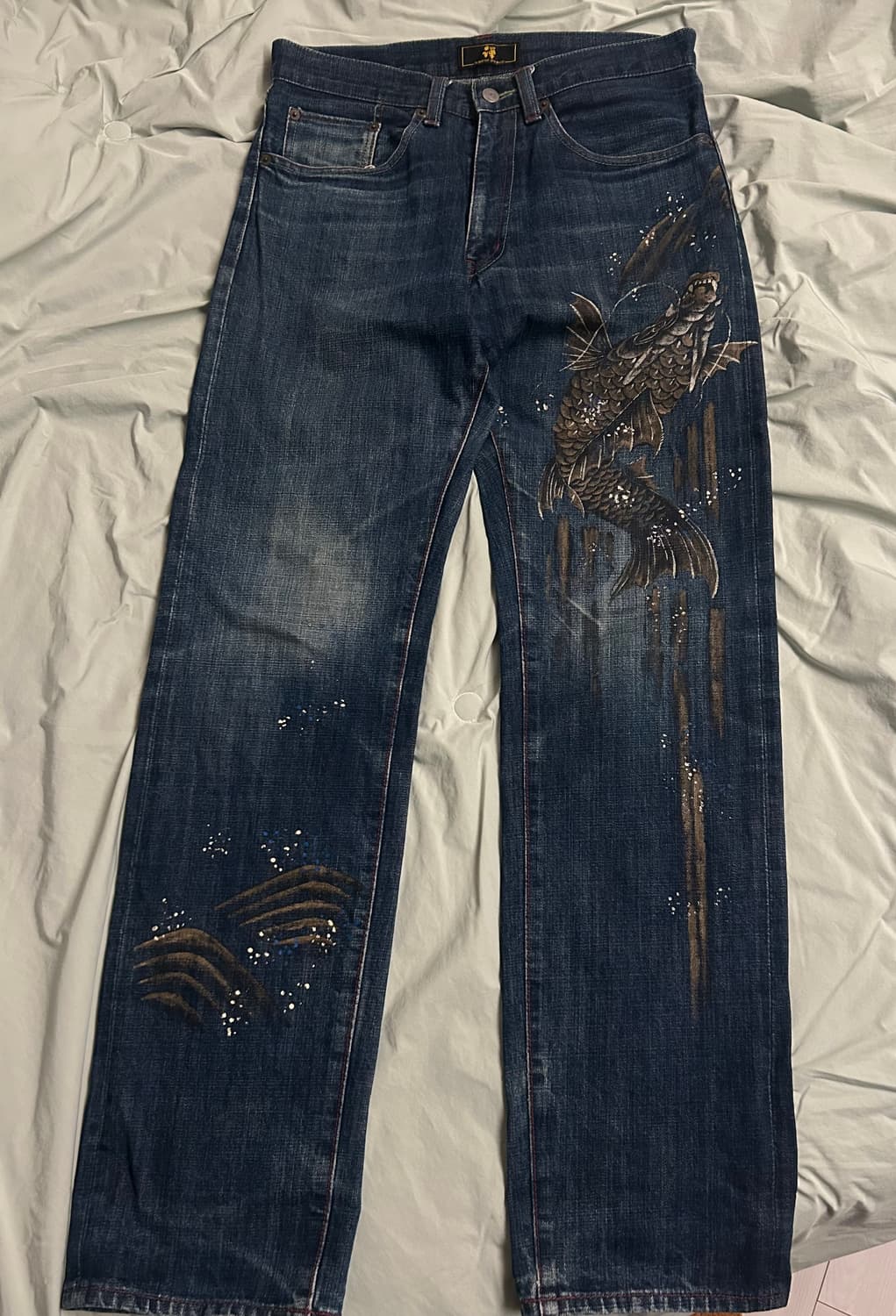 오리엔탈 잉어 청바지 상품이미지1