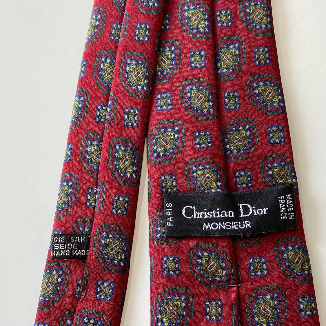 크리스찬 디올(Dior) CD모노그램 명품 정품넥타이 7.8cm 상품이미지6