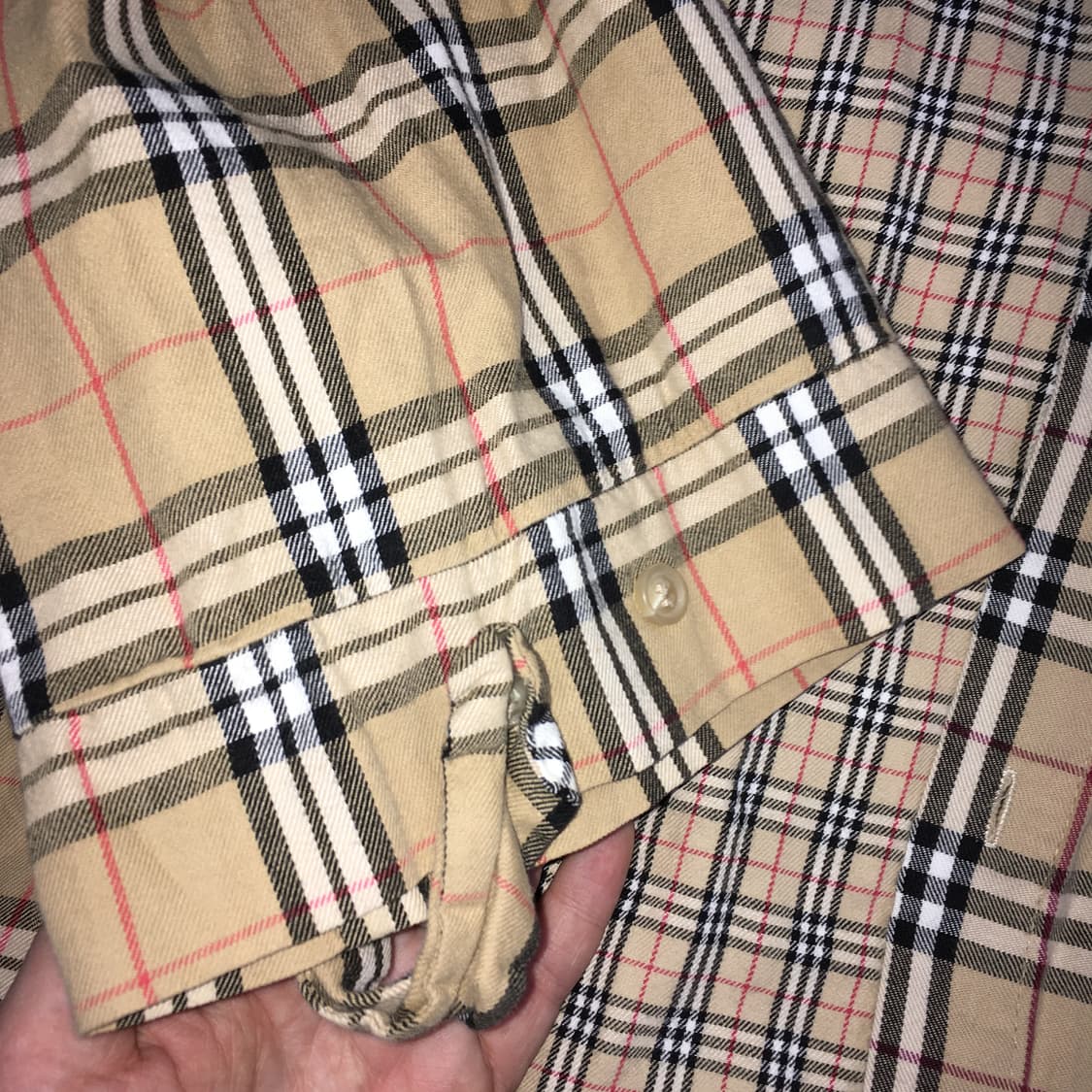 투티/0395 AJOBYAJO 오버핏 노바 체크 셔츠 패치 워크 패턴 상품이미지5