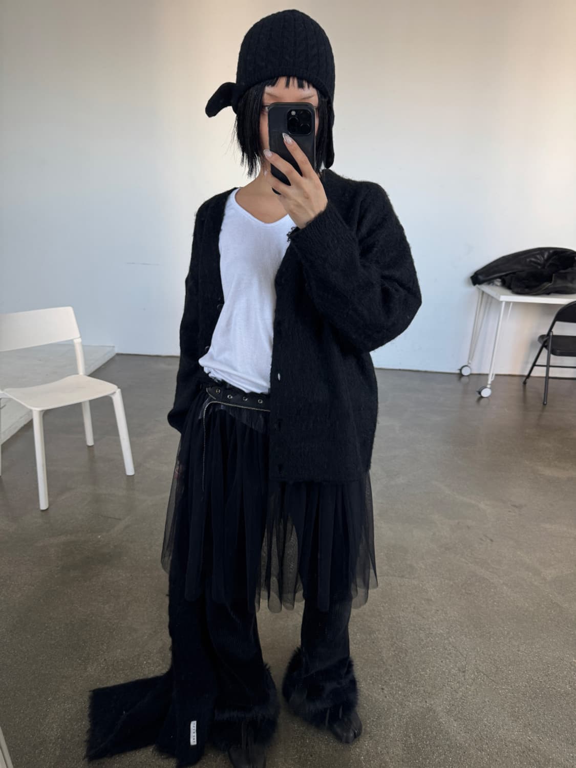 Vintage Layered belt skirt 상품이미지3