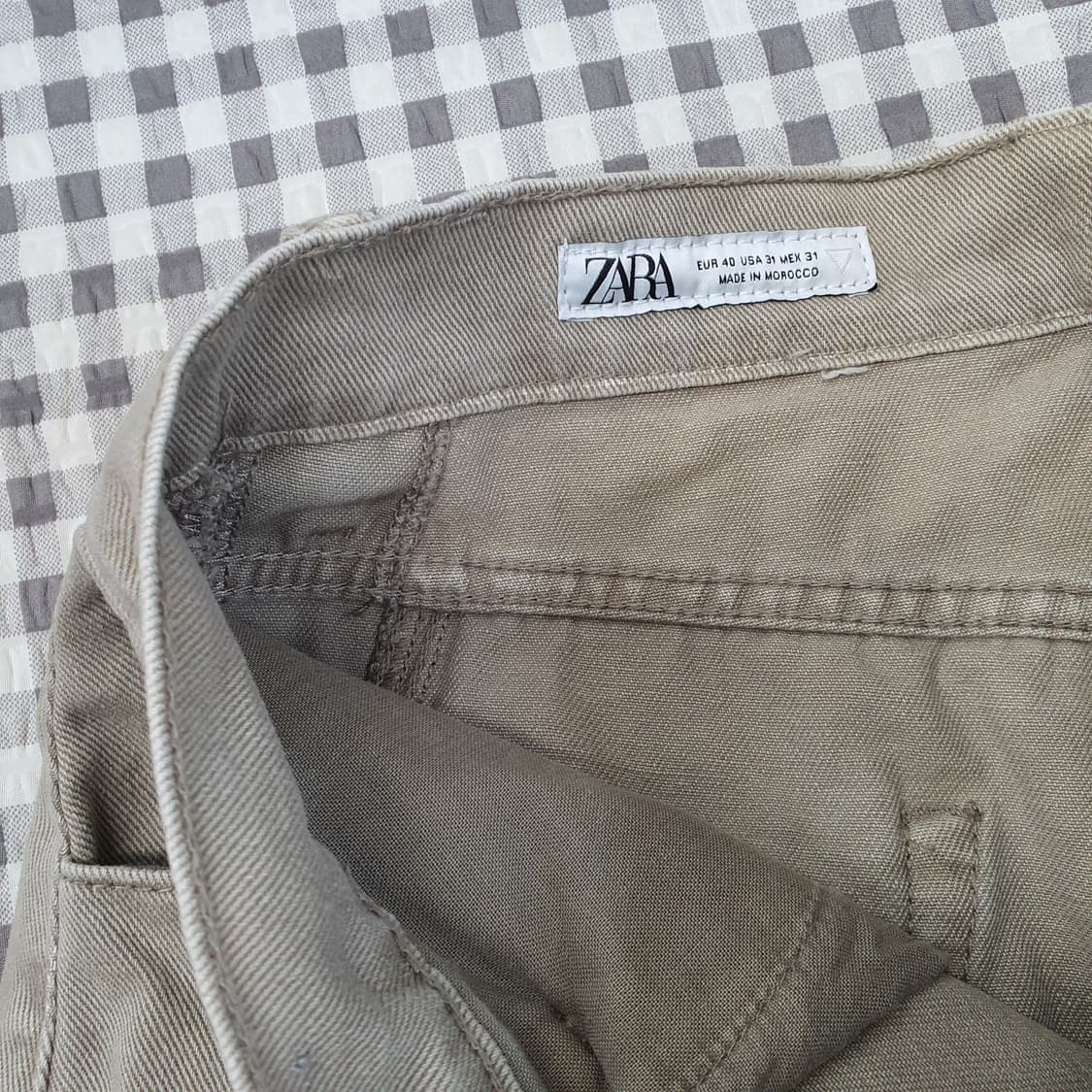 자라 카고 쇼츠 라이트 탄 반바지 남자30 상품이미지2